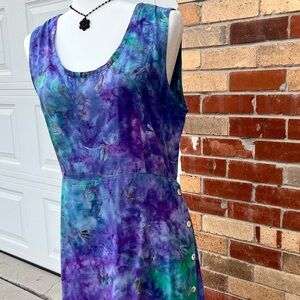 Vintage Batik Tie Dye Sundress